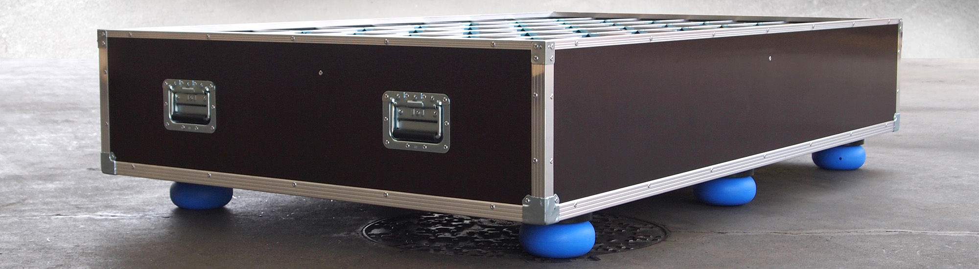 Flight case na kolečkách